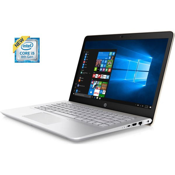 HP Pavilion 14-BK152SA - Intel Core i5, 4GB RAM, 128GB HDD, 14" - Gold / Silver
