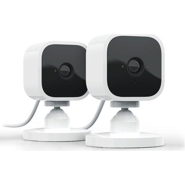 Amazon Blink Mini Full HD 1080p WiFi Plug-In Security Camera - 2 Cameras, White