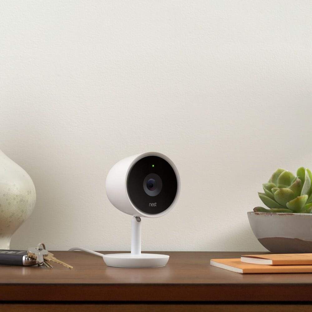 Google Nest Cam IQ Indoor Security Camera, White