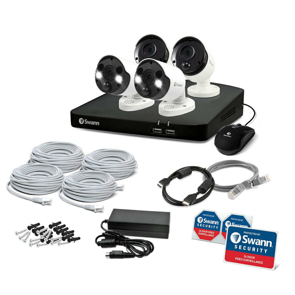 Swann SWNVK-887802B2FB Smart Security System - 4 Cameras