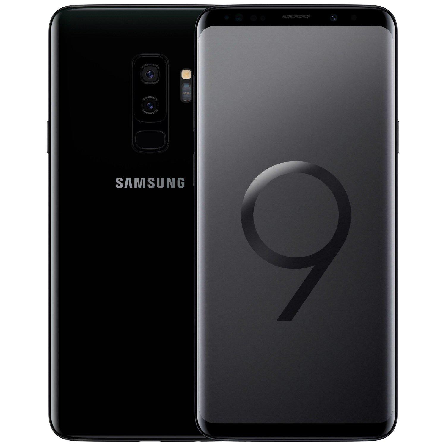 Samsung Galaxy S9 Plus Unlocked Smartphone 128GB Black, Purple, Blue and Grey