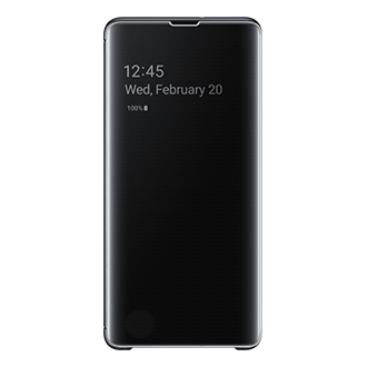 Samsung Clear View Cover for Galaxy S10+ - Black