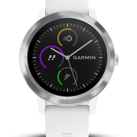 Garmin VivoActive 3 GPS Smartwatch - White Stainless - Refurbished Good