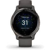 Garmin Venu 2S GPS Smart Watch - Black/Silver - Refurbished Excellent