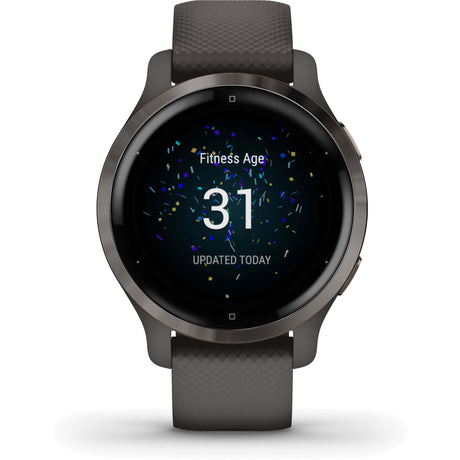 Garmin Venu 2S GPS Smart Watch - Black/Silver - Refurbished Excellent