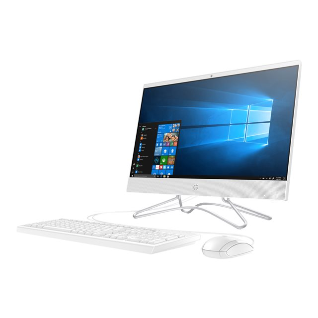 HP 22-C0053NA All-in-One Desktop PC Intel Celeron 4GB RAM 128GB SSD 21.5" -White