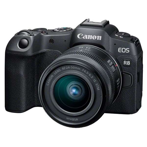 Canon EOS R8 RF 24-50mm 4K Camera - Black