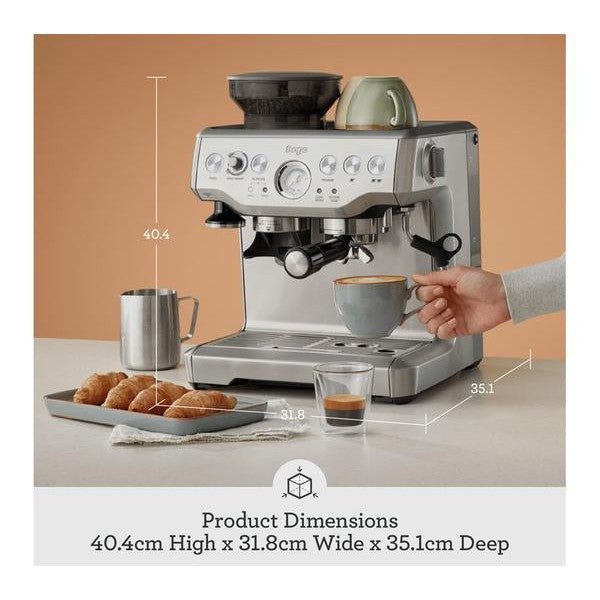 Sage BES875UK The Barista Express Espresso Coffee Machine - Refurbished Excellent