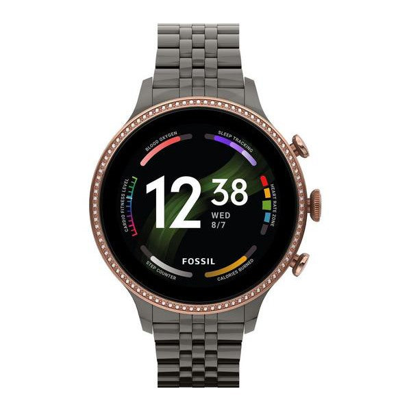 Fossil Ladies Gen 6 Gunmetal Bracelet Smart Watch