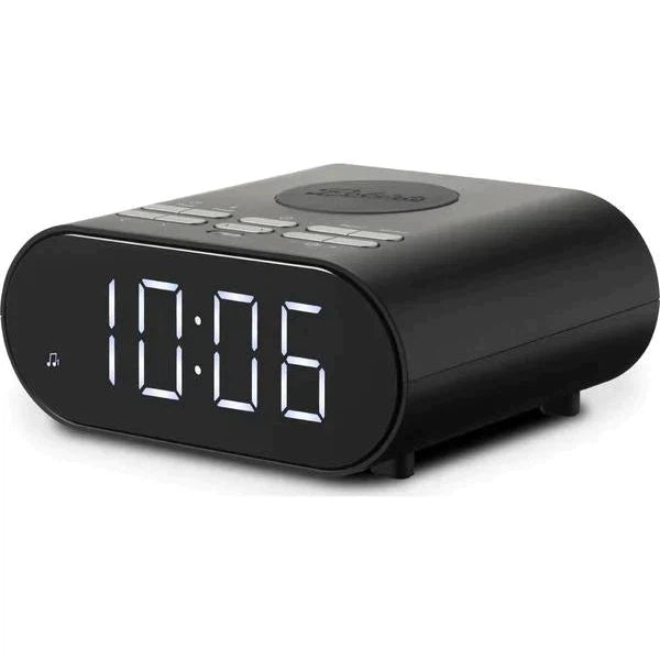 Roberts Ortus Charge DAB/DAB+/FM Digital Alarm Clock Radio - Black - VISIBLE MARKS & SCRATCHES