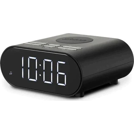 Roberts Ortus Charge DAB/DAB+/FM Digital Alarm Clock Radio - Black - VISIBLE MARKS & SCRATCHES