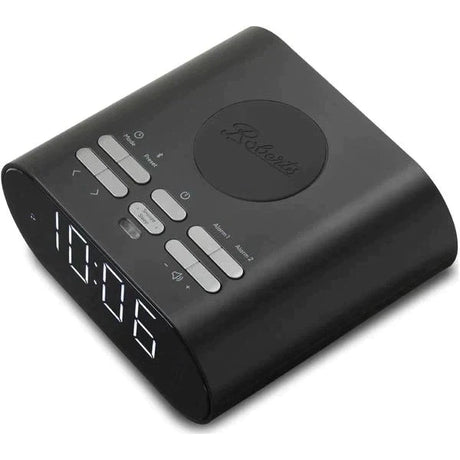 Roberts Ortus Charge DAB/DAB+/FM Digital Alarm Clock Radio - Black - VISIBLE MARKS & SCRATCHES