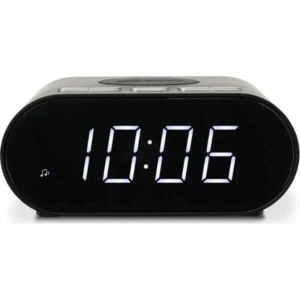 Roberts Ortus Charge DAB/DAB+/FM Digital Alarm Clock Radio - Black - VISIBLE MARKS & SCRATCHES