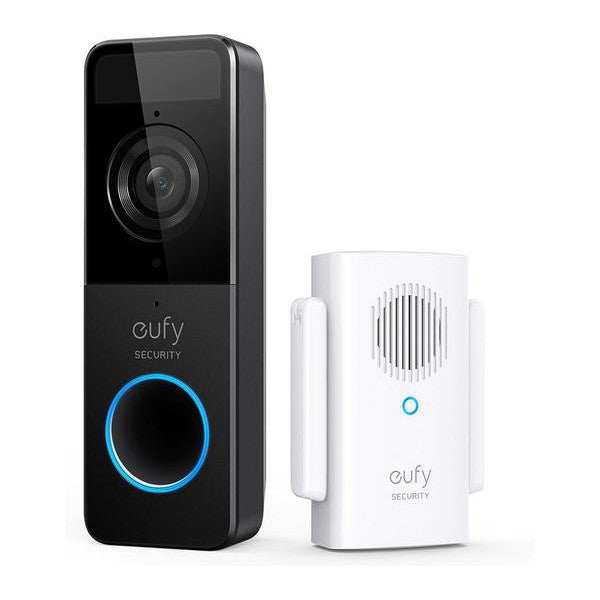 Eufy T8220 Slim Video Doorbell - Black