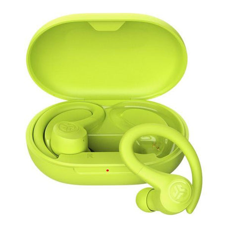 JLab GO Air Sport True Wireless Earbuds - Neon Yellow - Refurbished Pristine