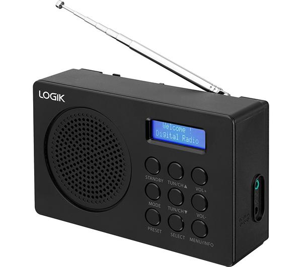 Logik L2DAB23 Portable DAB+/FM Radio - Black - Excellent