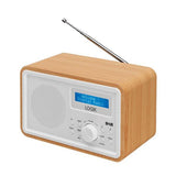 Logik LHDR23 Portable DAB+/FM Radio - Brown / White - Excellent