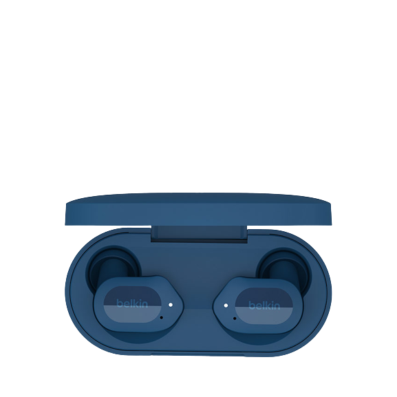 Belkin SoundForm Play True Wireless Headphones - Blue - Refurbished Excellent