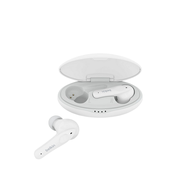 Belkin SoundForm Nano Wireless Bluetooth Earbuds - White