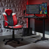 X Rocker Panther Esports Gaming Desk - Black