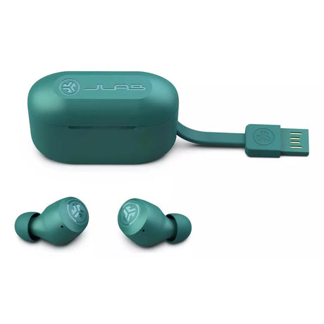 JLab GO Air Pop In-Ear True Wireless Earbuds - Teal - New