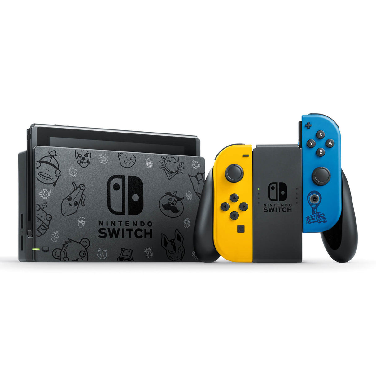 Nintendo Switch Console 32GB - Fortnite Edition - Good - Missing Joy-Con Grip