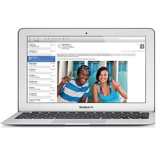 Apple MacBook Air 11'' (2011) MD223LL/A Laptop, 4GB RAM, 64GB SSD, Silver - MELTED KEY