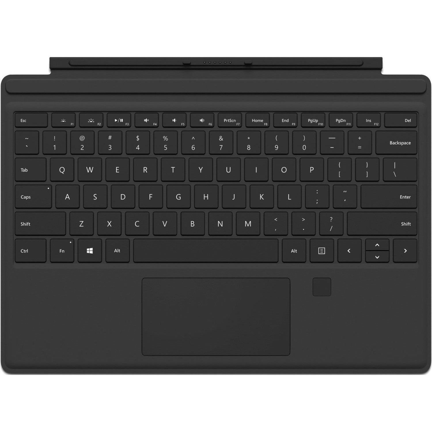 Microsoft Surface Pro Type Cover with Finger Print ID - Black