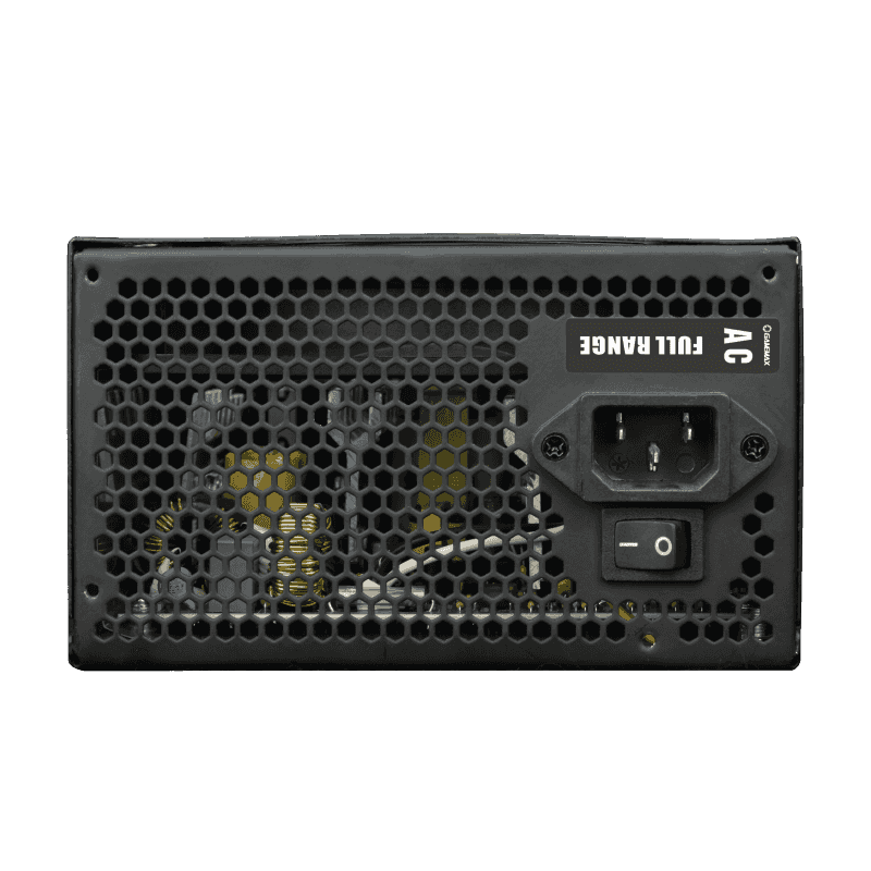 Game Max GP650 - ATX PSU 650W - WAPFC 80 Plus 14cm Fan Power Supply - Black - Refurbished Pristine