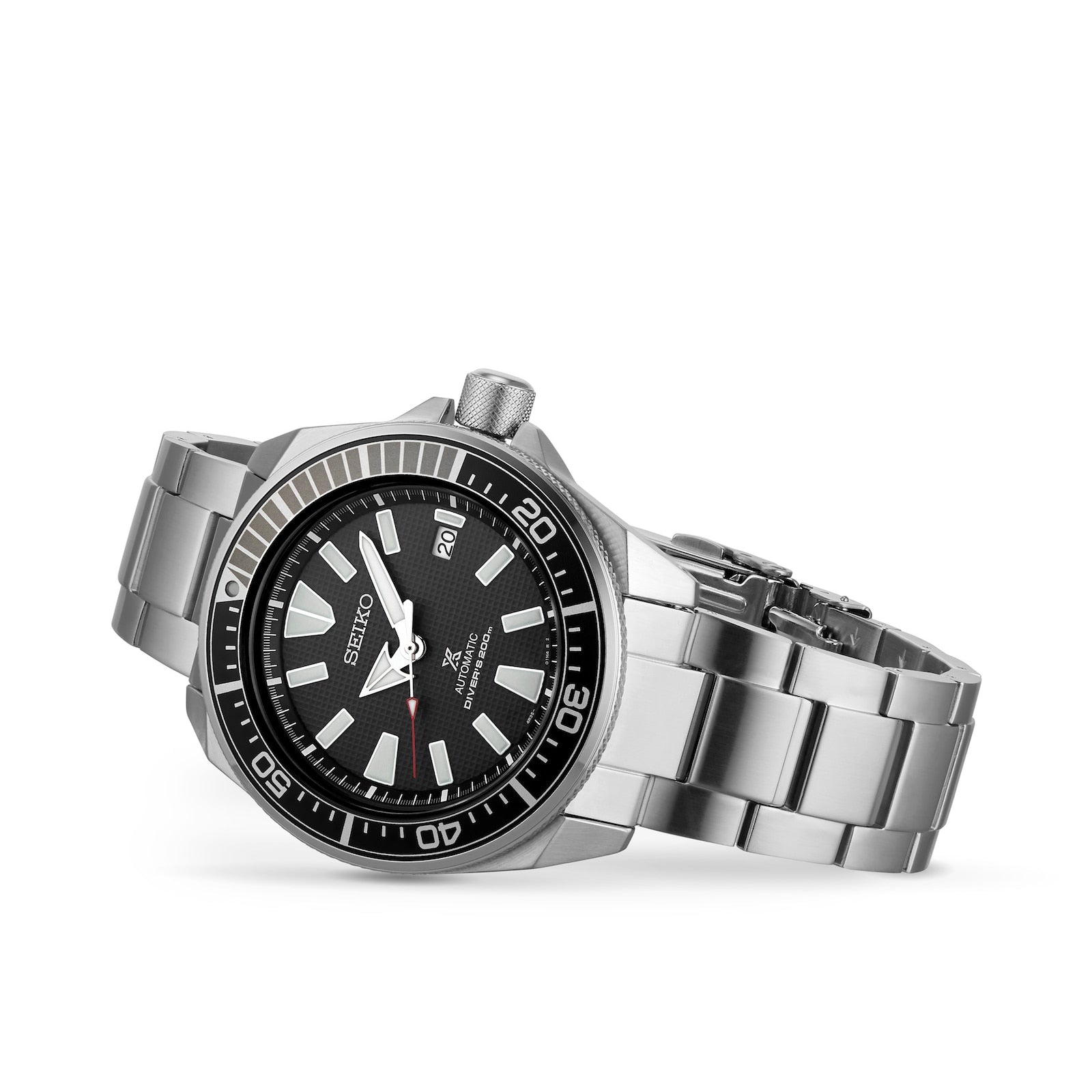 Seiko 4R35-01V0 Prospex Men's Watch - Silver