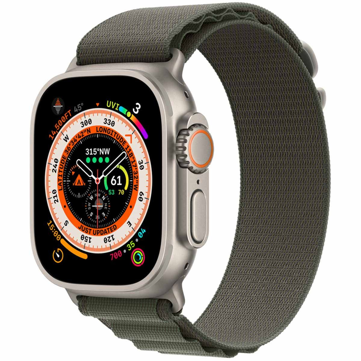 Apple Watch 49mm Green Alpine Loop - Excellent
