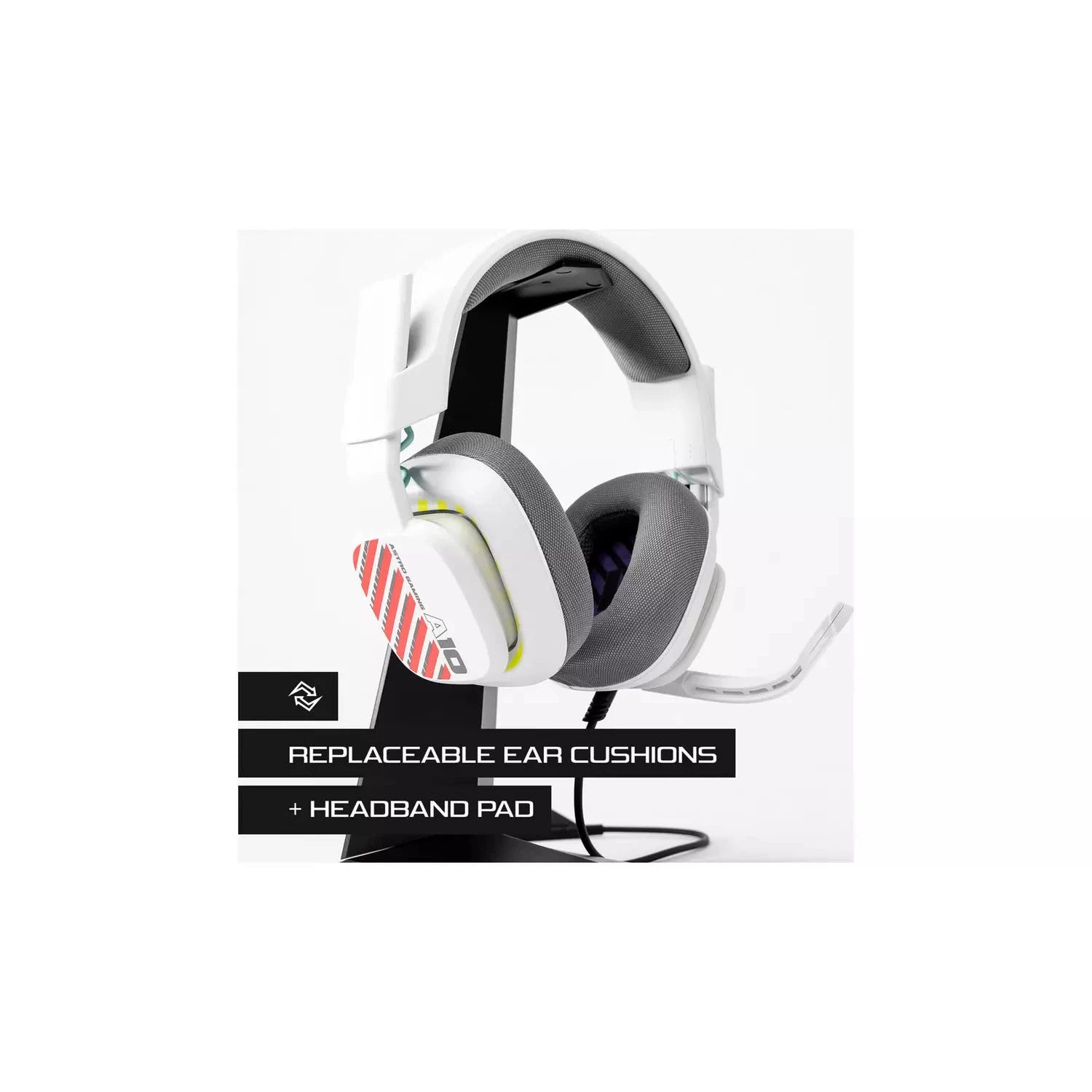 Logitech Astro A10 Gaming Headset - White