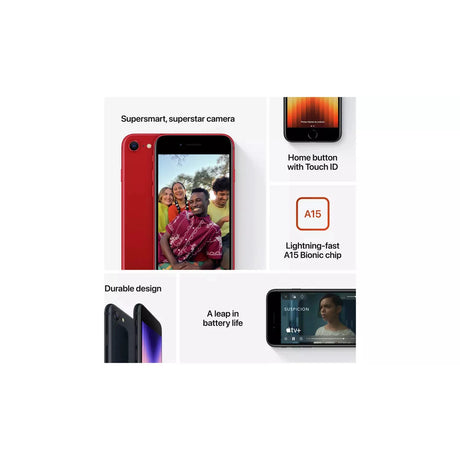 Apple iPhone SE 2022 128GB Red Unlocked - Good Condition