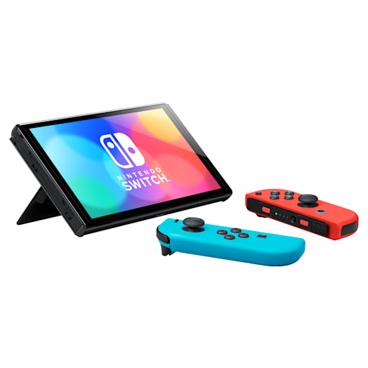 Nintendo Switch OLED 32GB - Neon Red / Blue - Refurbished Good