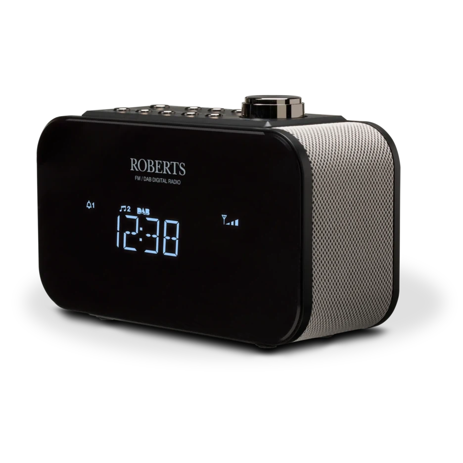 Roberts Ortus 2 DAB/DAB+/FM Digital Alarm Clock Radio Black Good