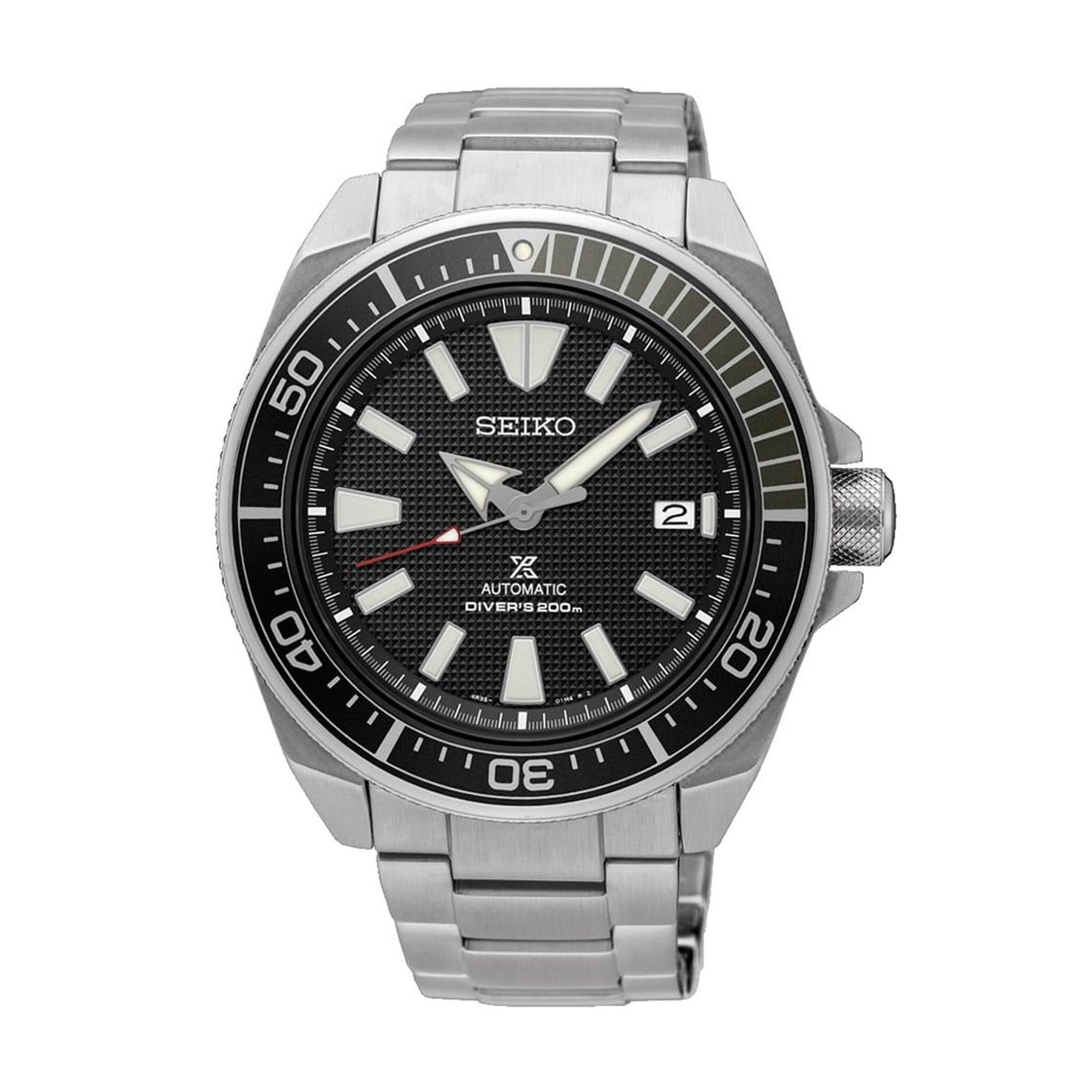 Seiko 4R35-01V0 Prospex Men's Watch - Silver