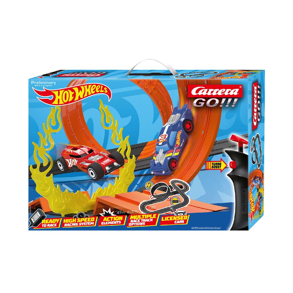 Carrera GO!!! 62552 Hot Wheels 4.9 Set - Refurbished Excellent