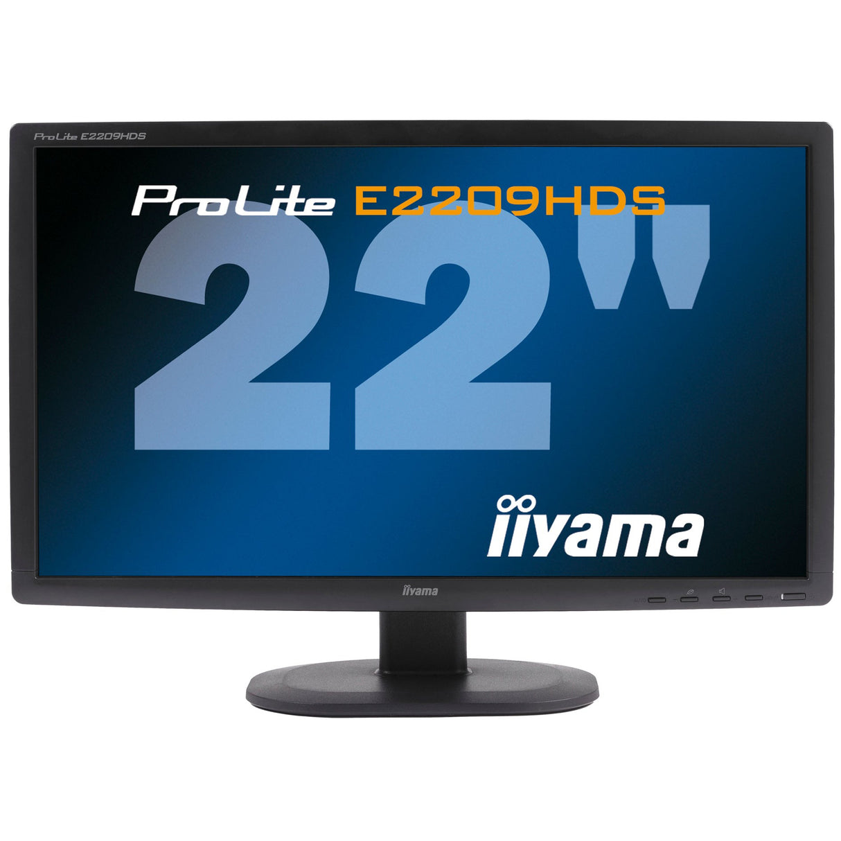 Refurbished Iiyama ProLite E2209HDS Monitor - Black - Good
