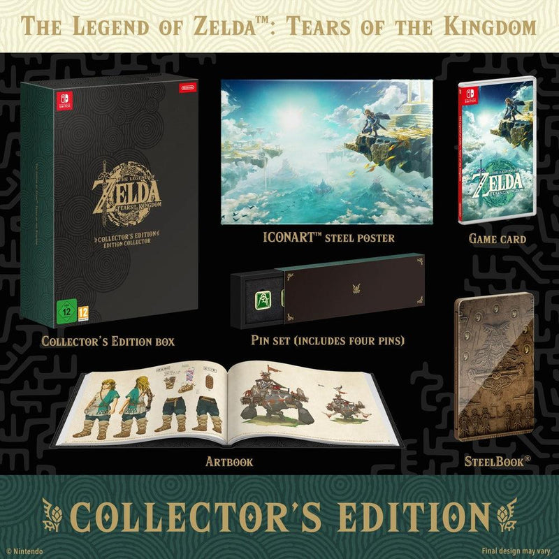 The Legend of Zelda: Tears of the Kingdom Collector's Edition - Excellent Condition