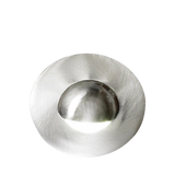 John Lewis Heta Round Plinth LED Lights - Set of 4 - Brushed Nickel