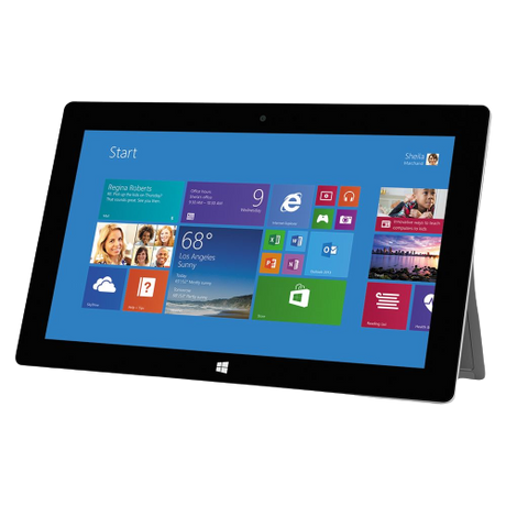 Microsoft Surface 2 Tablet, Nvidia Tegra 4, 2GB, 64GB - Silver / Black