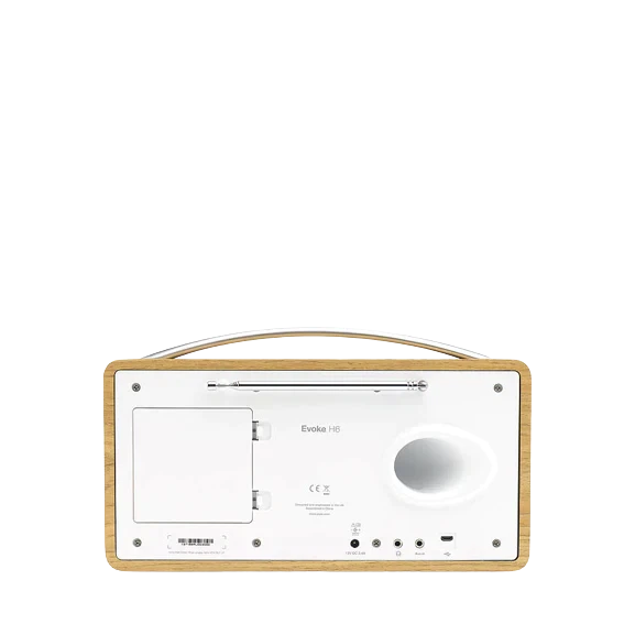 Pure Evoke H6 DAB/DAB+/FM Stereo Bluetooth Radio, Oak - Refurbished Pristine