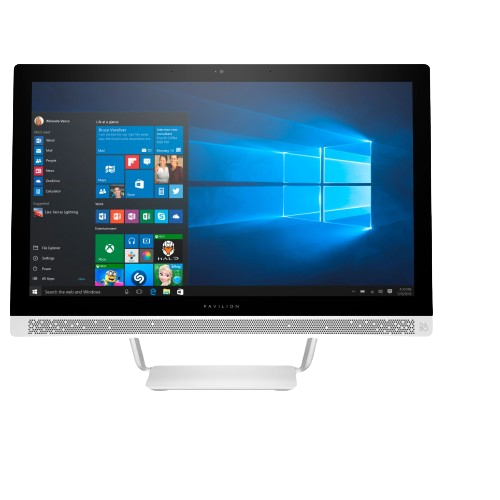 HP Pavilion 24-b257na All-in-One PC Intel Core i5-7400T 8GB RAM 1TB SSD 23.8"- Blizzard White - LOOSE STAND