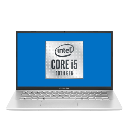 ASUS VivoBook 14 X412FA-EK865T Intel Core i5-10210U 4GB RAM 256GB SSD 13.3" - Silver - Refurbished Good
