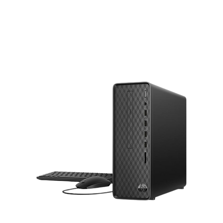 HP Slim Desktop S01-AF0010NA Desktop PC AMD Ryzen 3 8GB RAM, 1TB HDD, Black - Refurbished Good