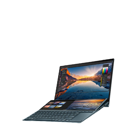 Asus ZenBook Duo UX482EG Intel Core i7-1165G7 16GB RAM 512GB SSD 14" Full HD Celestial Blue - Refurbished Good