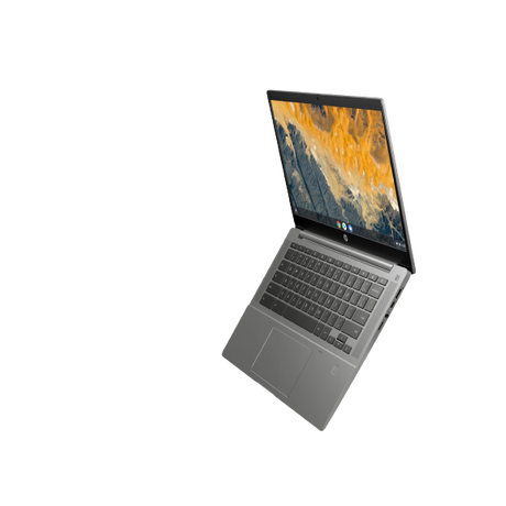 HP 14B-NA0005NA Chromebook, AMD Athlon Silver 4GB RAM 64GB eMMC 14" - Silver - NO CHARGER