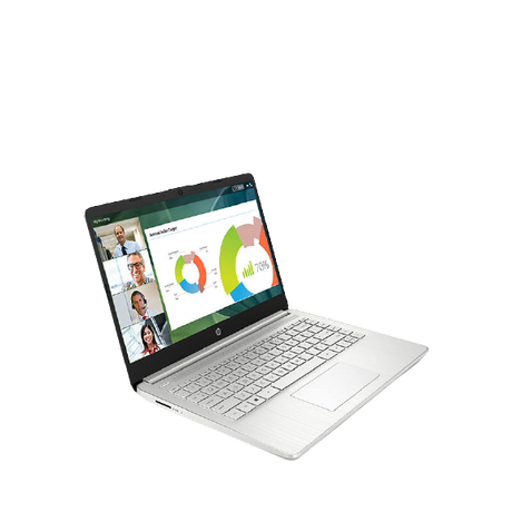 HP 14S-DQ2007NA 14" Laptop, Intel Pentium Gold, 4GB RAM, 128GB SSD, Silver - Refurbished Pristine
