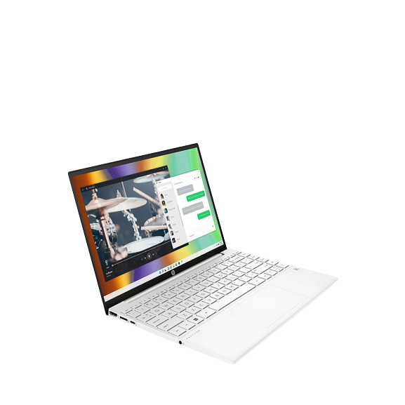 HP Pavilion Aero 13-BE0030NA Laptop, AMD Ryzen 7 16GB RAM 512GB SSD 13.3" - White