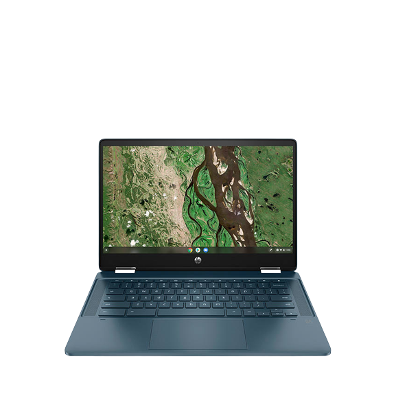 HP 14B-CB0004NA Chromebook, Intel Pentium, 8GB RAM, 128GB SSD, 14", Blue - Refurbished Pristine
